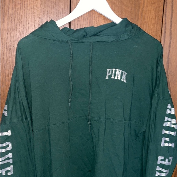 Green PINK Hoodie - Picture 2 of 8